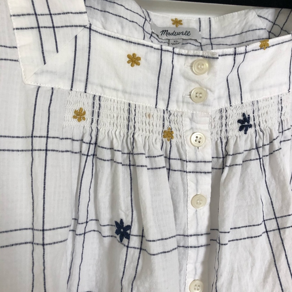 Madewell peasant top